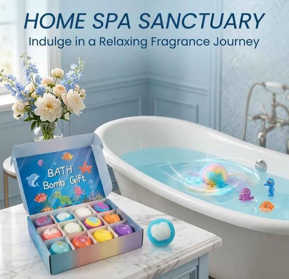 Bombas De Baño Efervescentes Spa Aromaterapia + Juguete Sorpresa