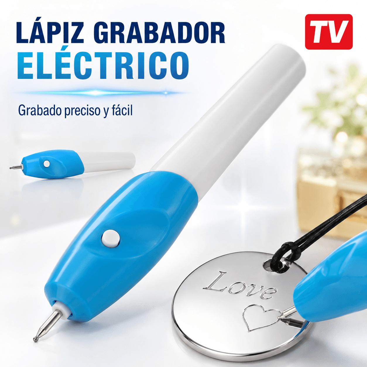 Lápiz Grabador Eléctrico Precisión Para Metal Vidrio Madera